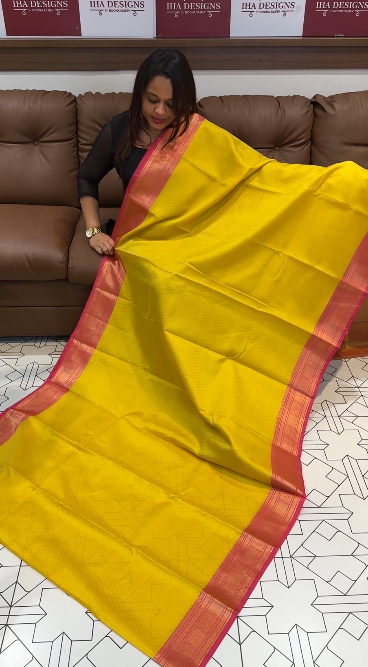 BUDGET BUY SEMI SILK SAREE - IHA 9568