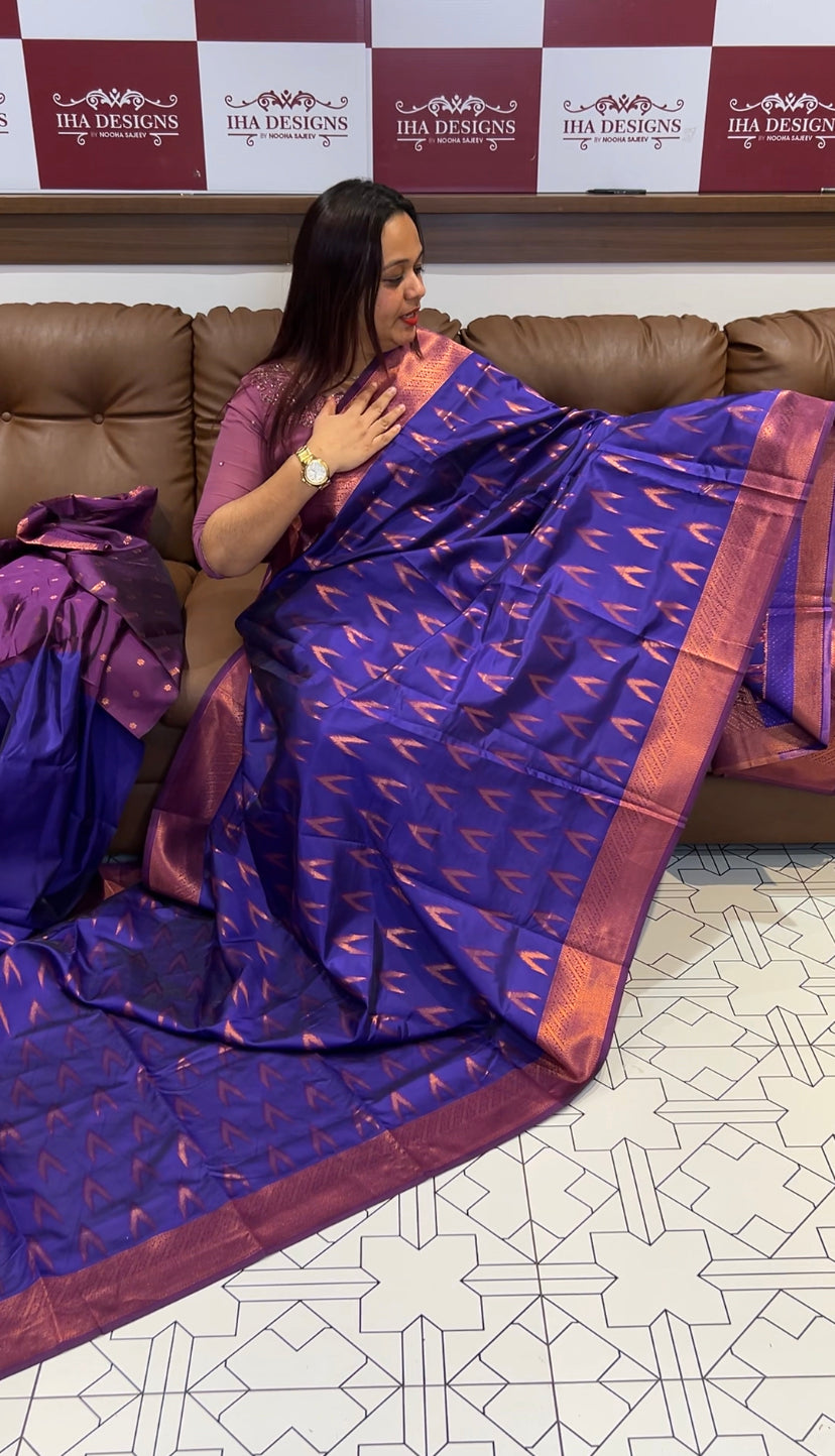 BUDGET BUY SEMI SILK SAREE - IHA 9553