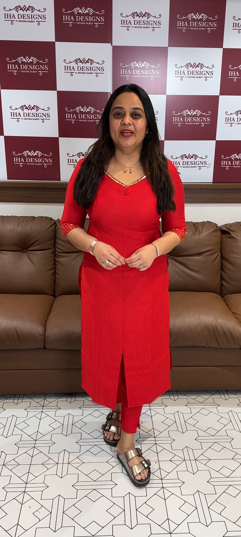 IHA'S IN-HOUSE HAND WORKED LONG CO-ORDS SETS - IHA 20431