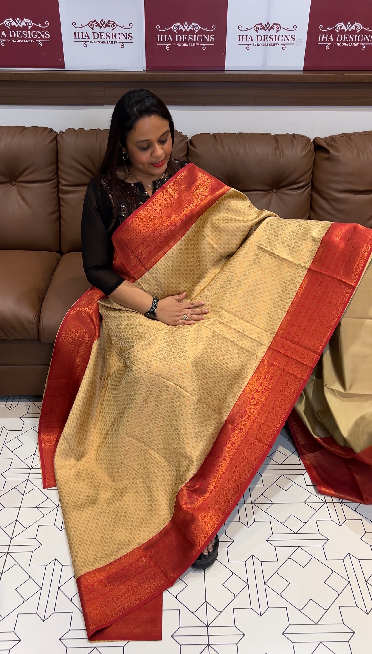 BUDGET BUY SEMI SILK SAREES - IHA 9881