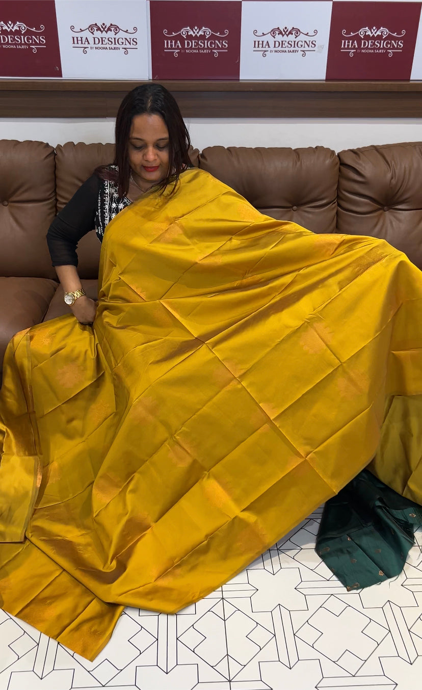 BUDGET BUY SEMI SILK SAREES - IHA 8449