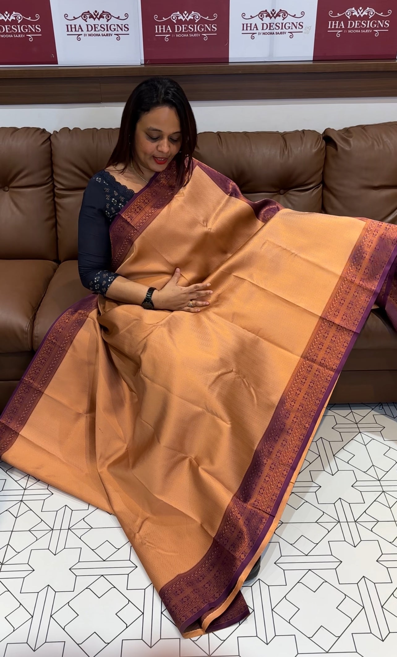 BUDGET BUY SEMI SILK SAREES - IHA 9806