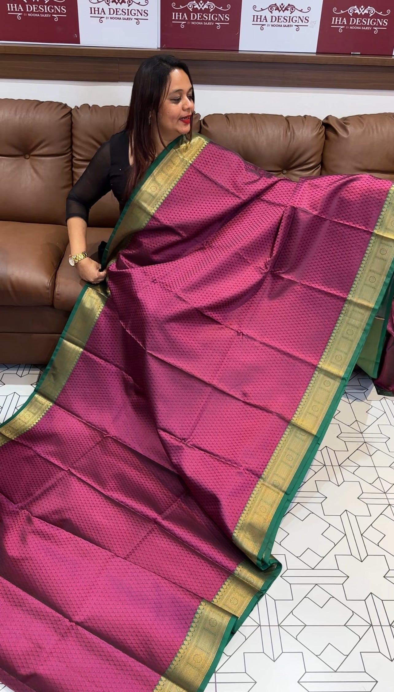 BUDGET BUY SEMI SILK SAREE - IHA 9568