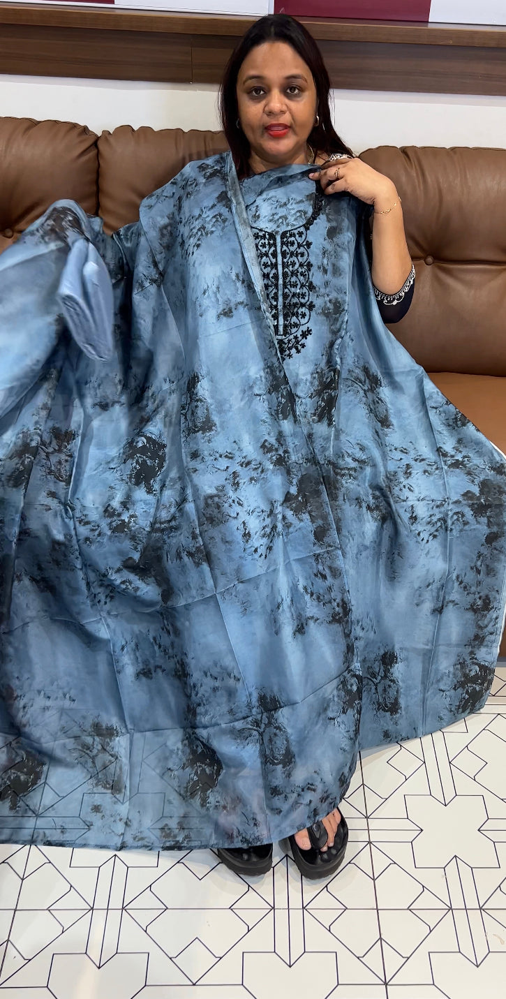 DIGITAL PRINTED ORGANZA UNSTITCHED SALWAR SUITS - IHA 8304