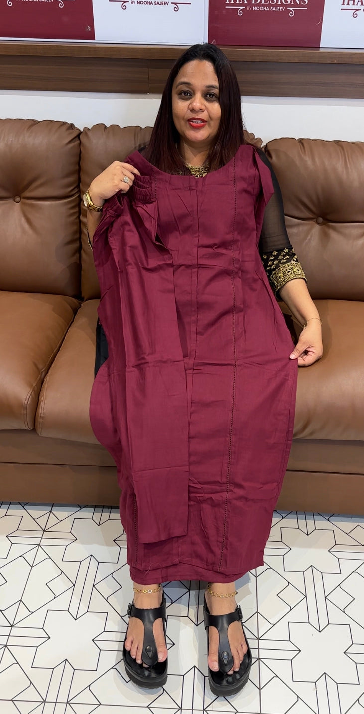 COTTON LINEN TOP , BOTTOM - IHA 8349