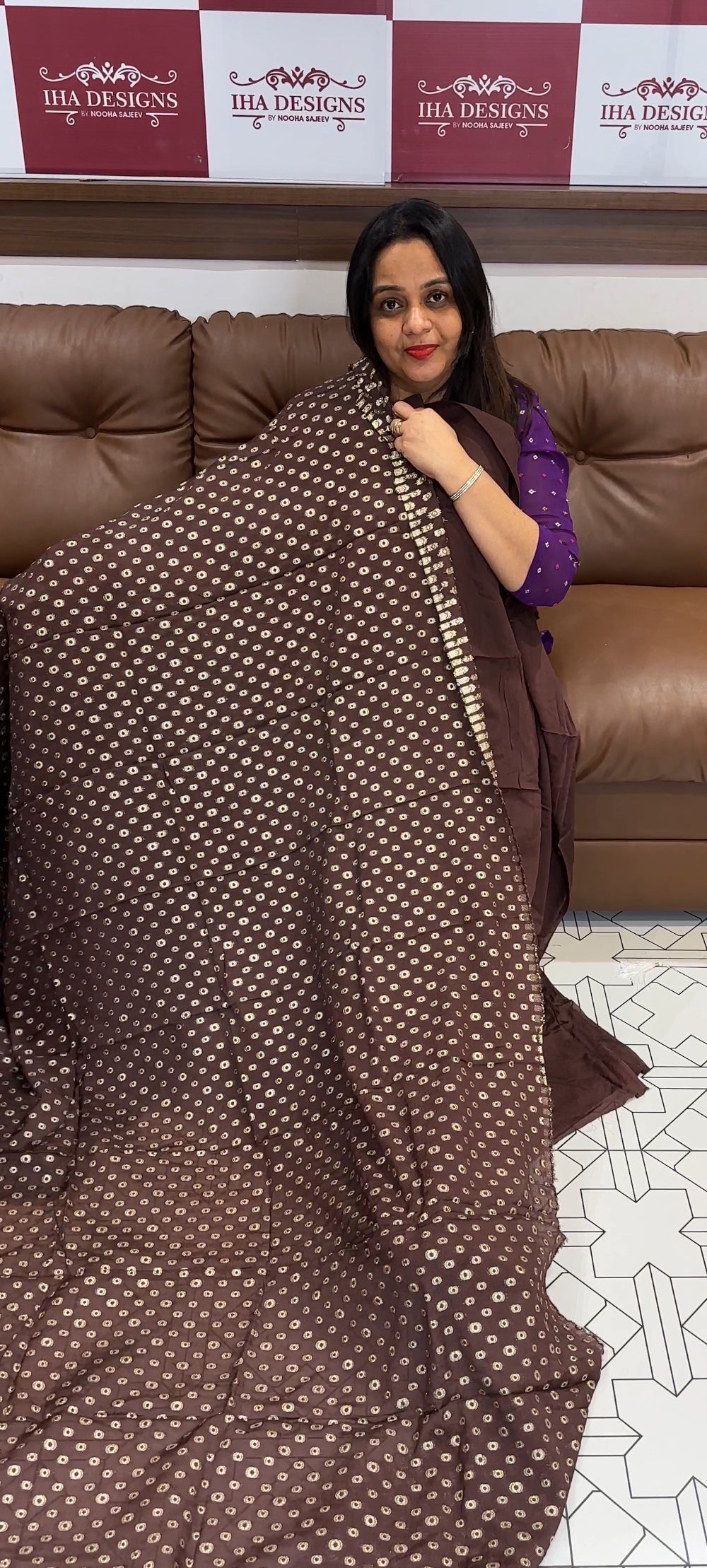 PLATINUM CHIFFON UNSTITCHED SALWAR SUITS - IHA 22860