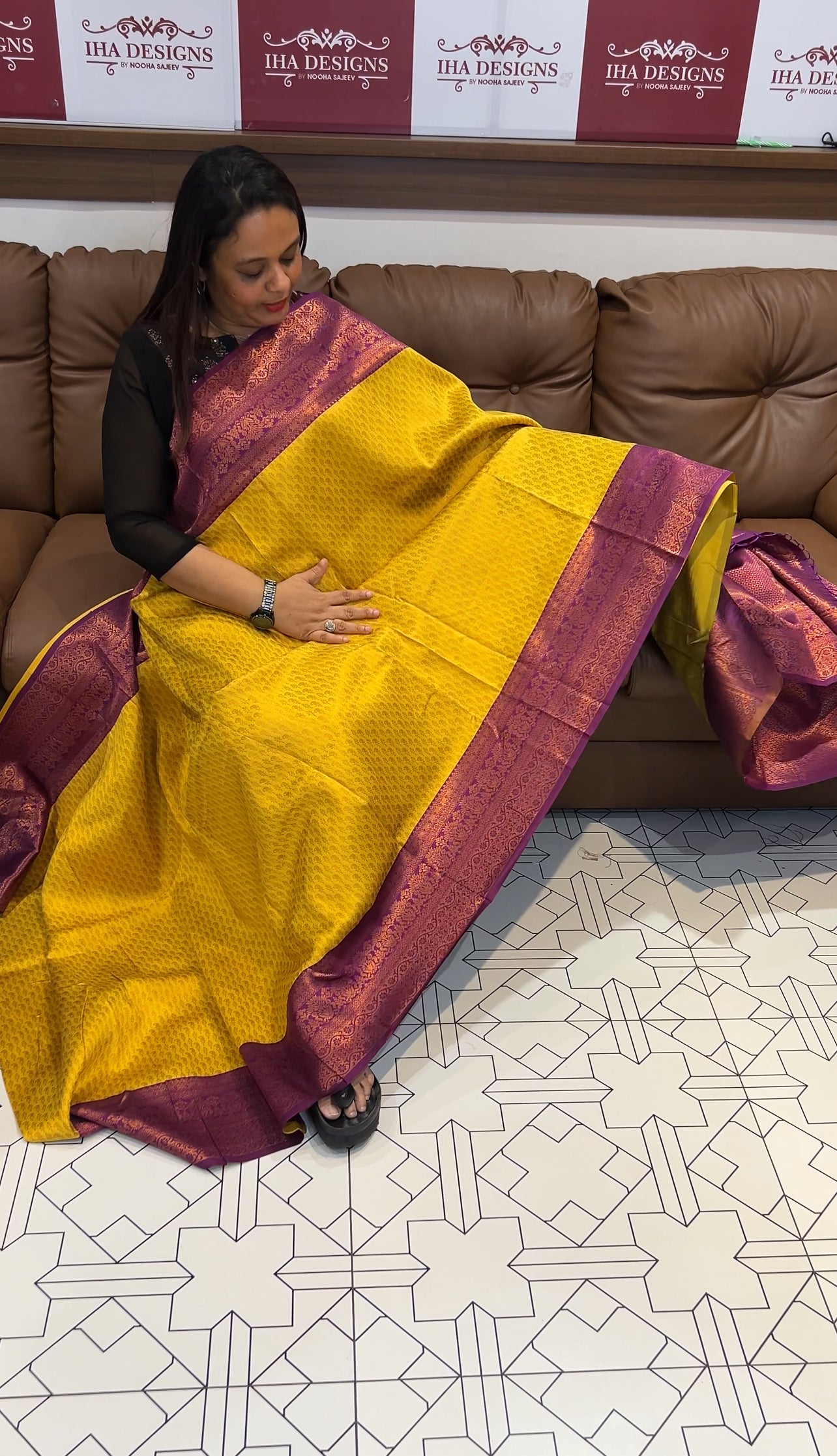 BUDGET BUY SEMI SILK SAREES - IHA 9881