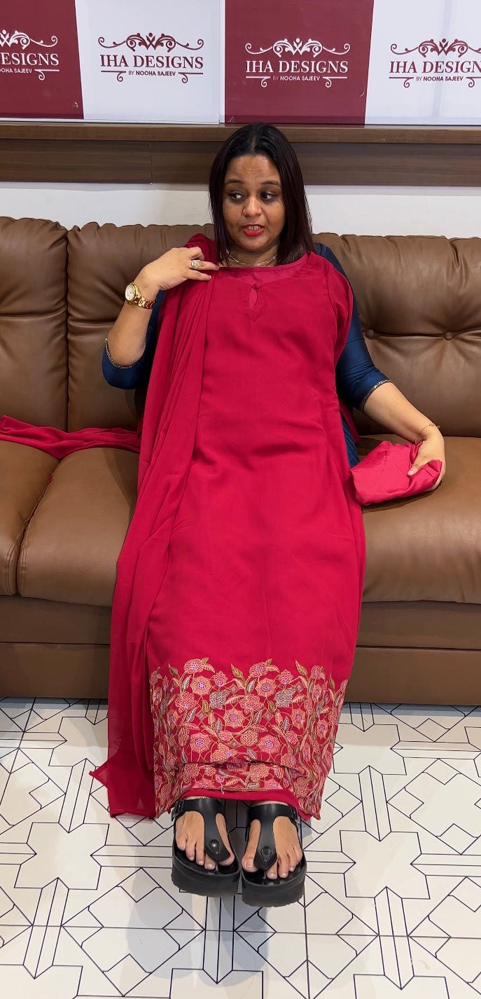 IHA'S IN-HOUSE READY TO WEAR TOP , BOTTOM AND DUPATTA - IHA 8500