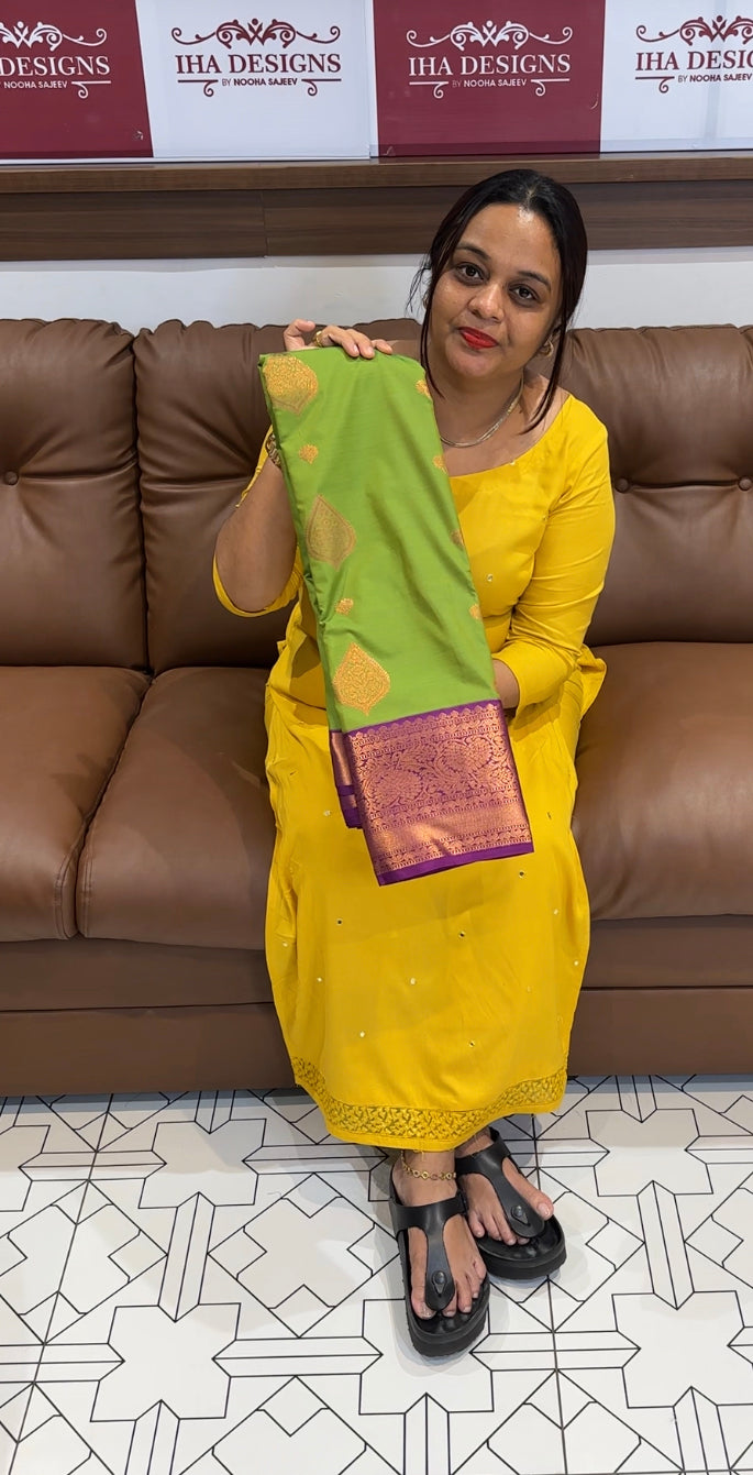 PURE MIX SILK SAREE - IHA 8583