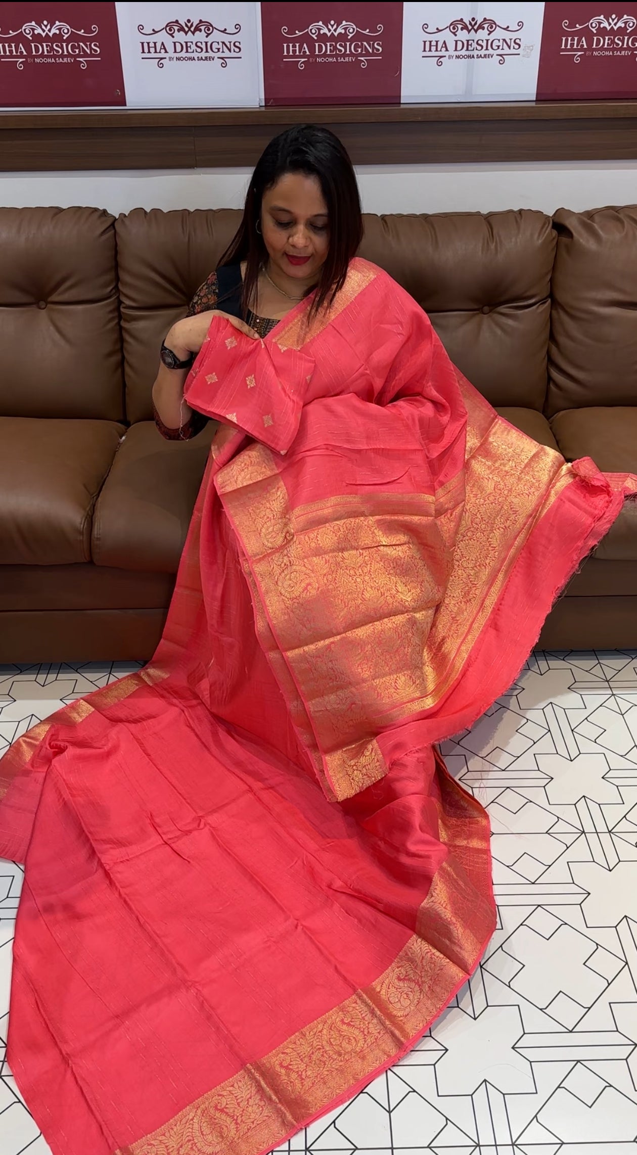 DOLA SILK SAREES - IHA 9834