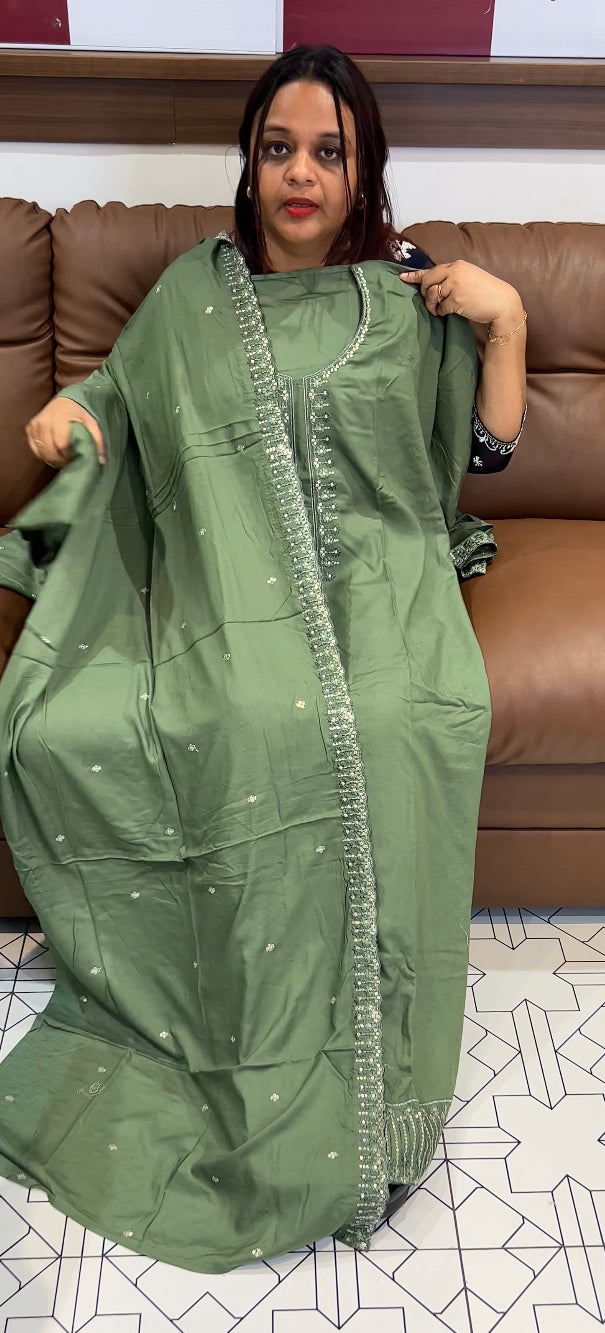SEMI STITCHED RAYON SALWAR SUITS - IHA 8296