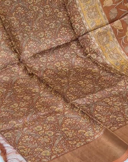 PRINTED TUSSUR SAREES - IHA 8328