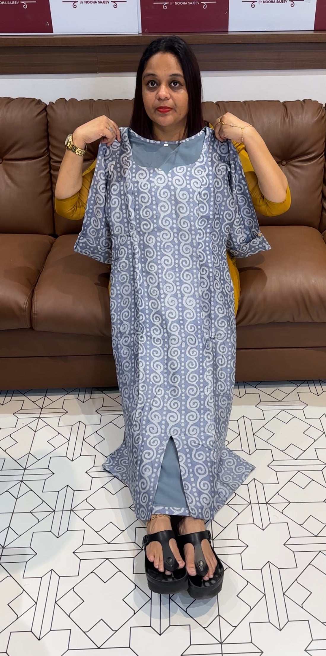 BATIK PRINTED TOPS - IHA 9534