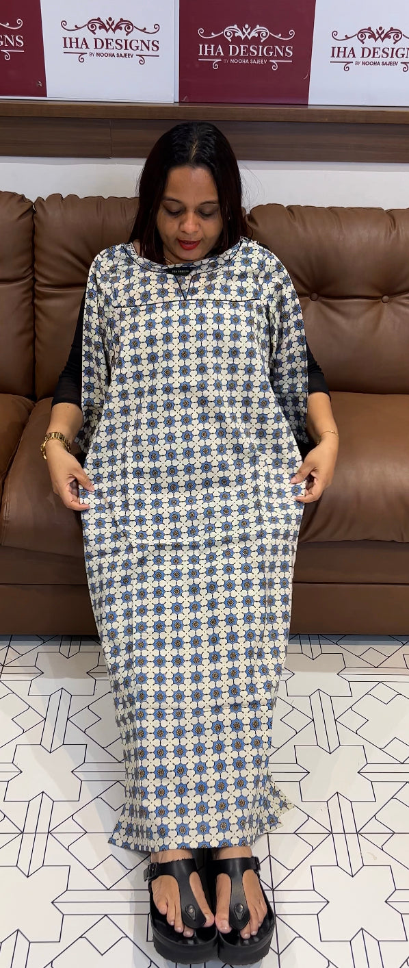IHA'S IN-HOUSE PRINTED COTTON TOP - IHA 8473