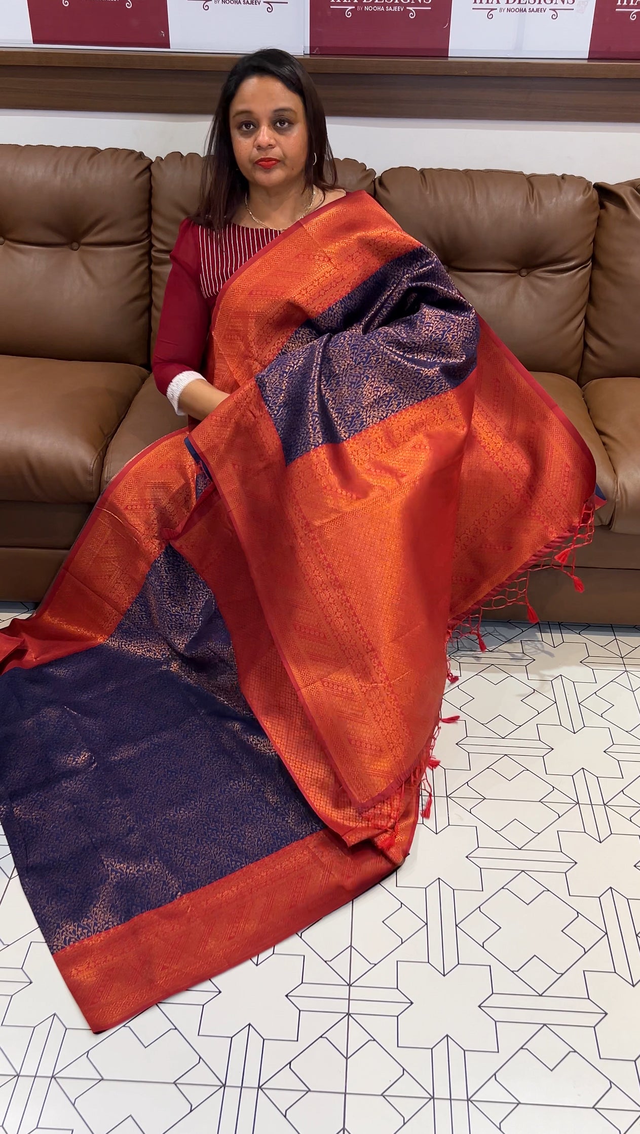 BUDGET BUY SEMI SILK SAREES - IHA 9770