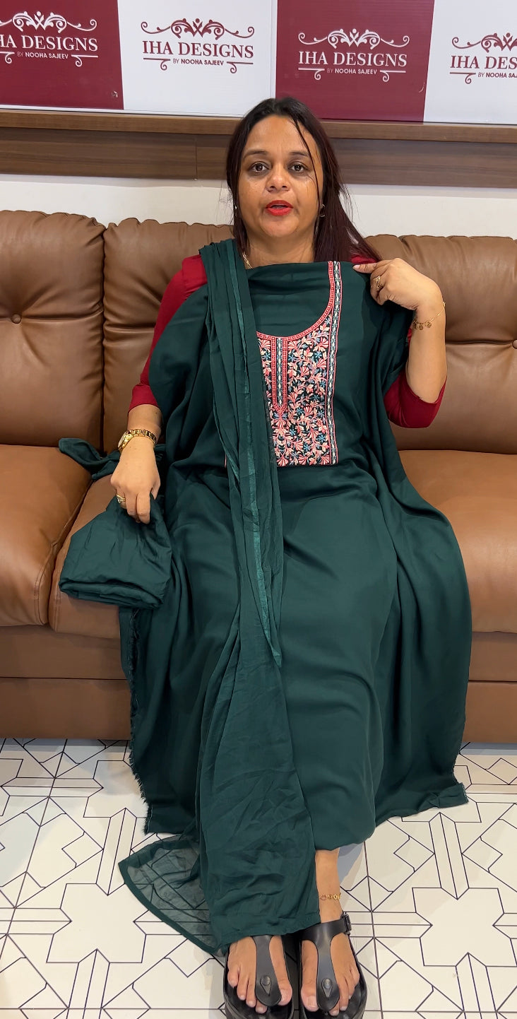 BUDGET BUY RAYON UNSTITCHED SALWAR SUITS - IHA 8313
