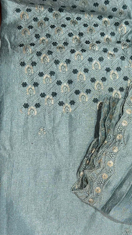 VICHITRA SILK UNSTITCHED SALWAR SUIT - IHA 8564