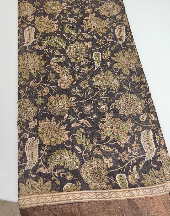 PRINTED TUSSUR SAREES - IHA 8328