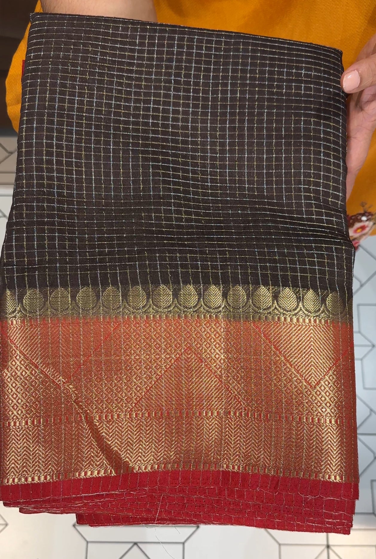 SEMI BANARASI SAREES - IHA 22828
