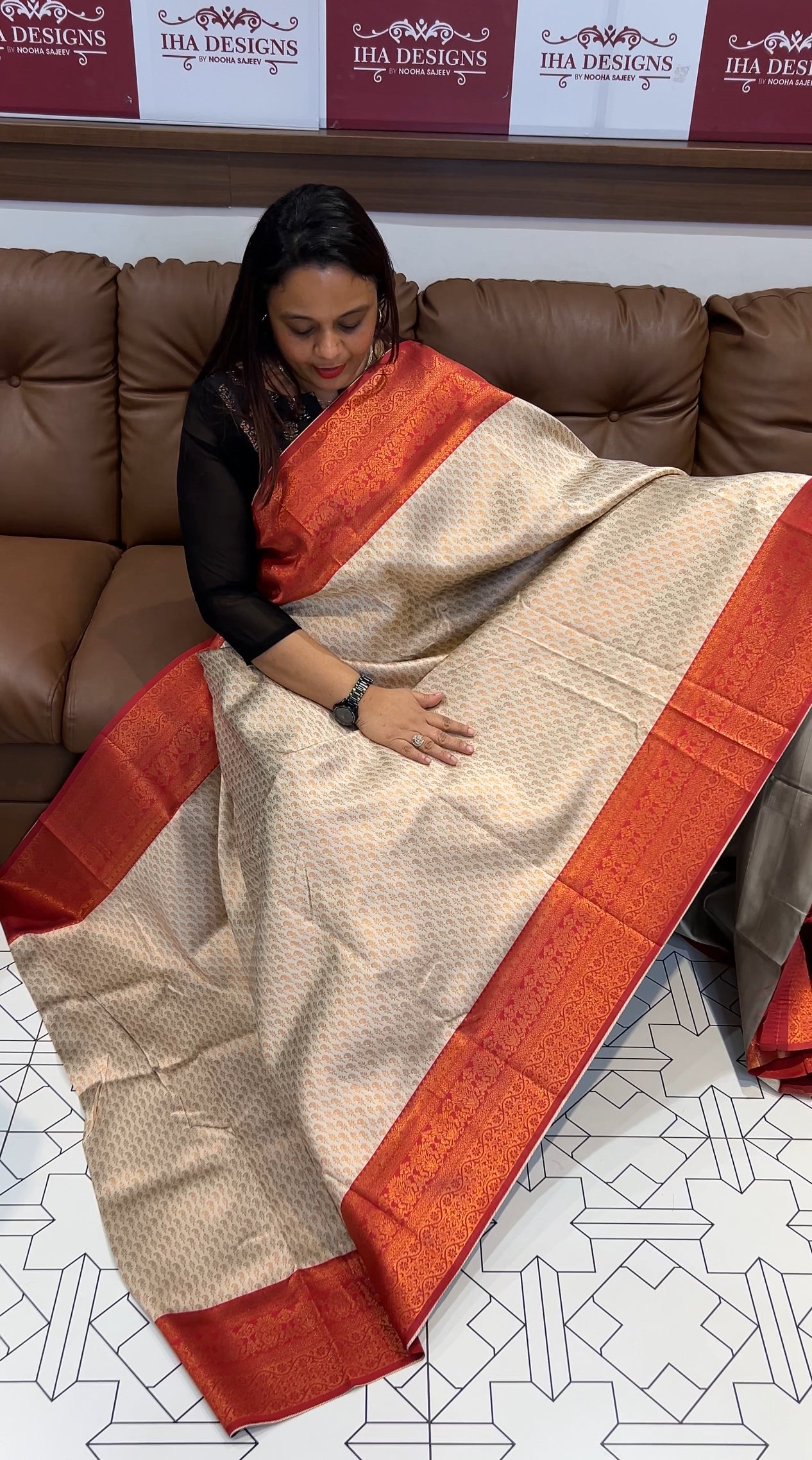 BUDGET BUY SEMI SILK SAREES - IHA 9881