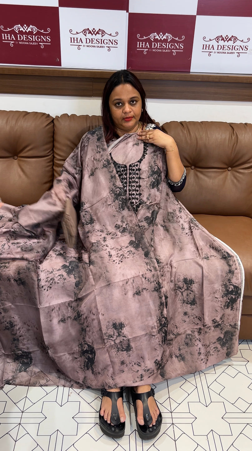 DIGITAL PRINTED ORGANZA UNSTITCHED SALWAR SUITS - IHA 8304