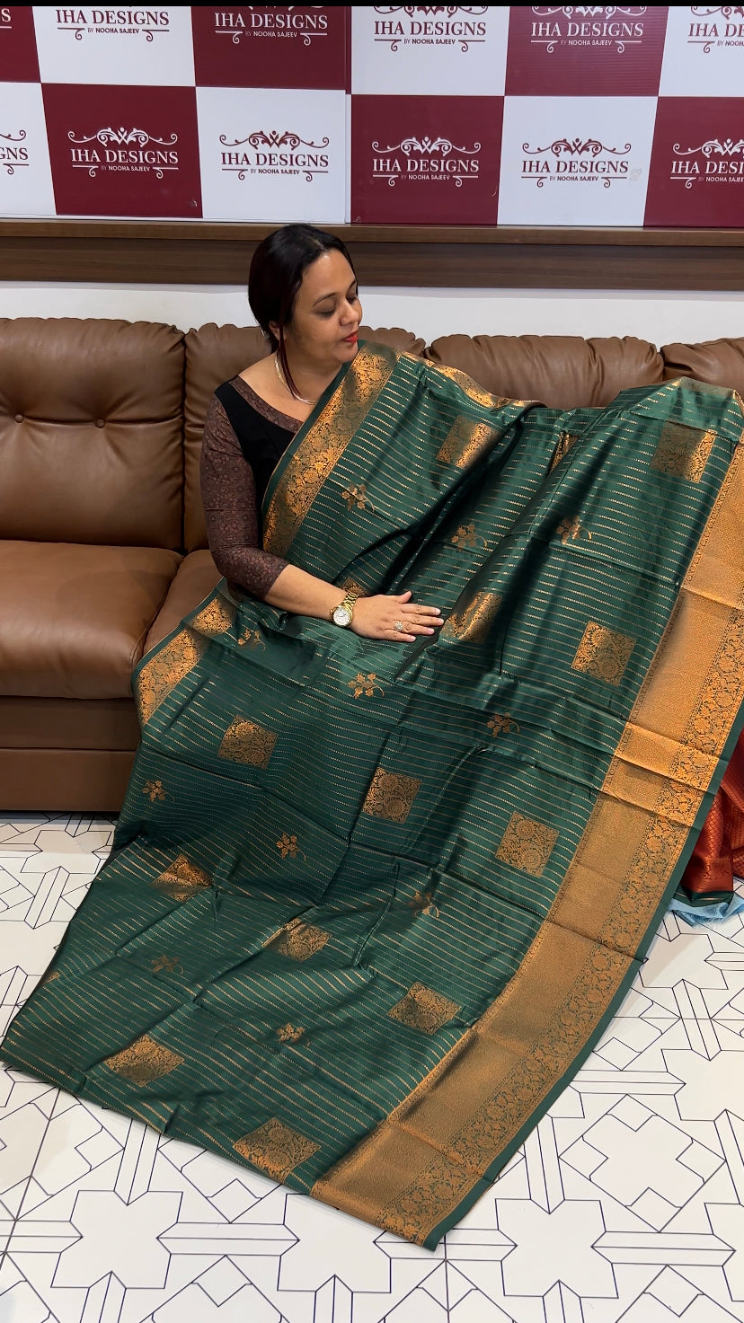SEMI SILK SAREE - IHA 8624