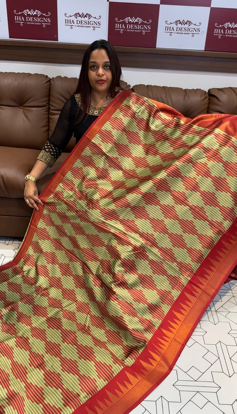 BUDGET BUY SEMI SILK SAREES - IHA 8347