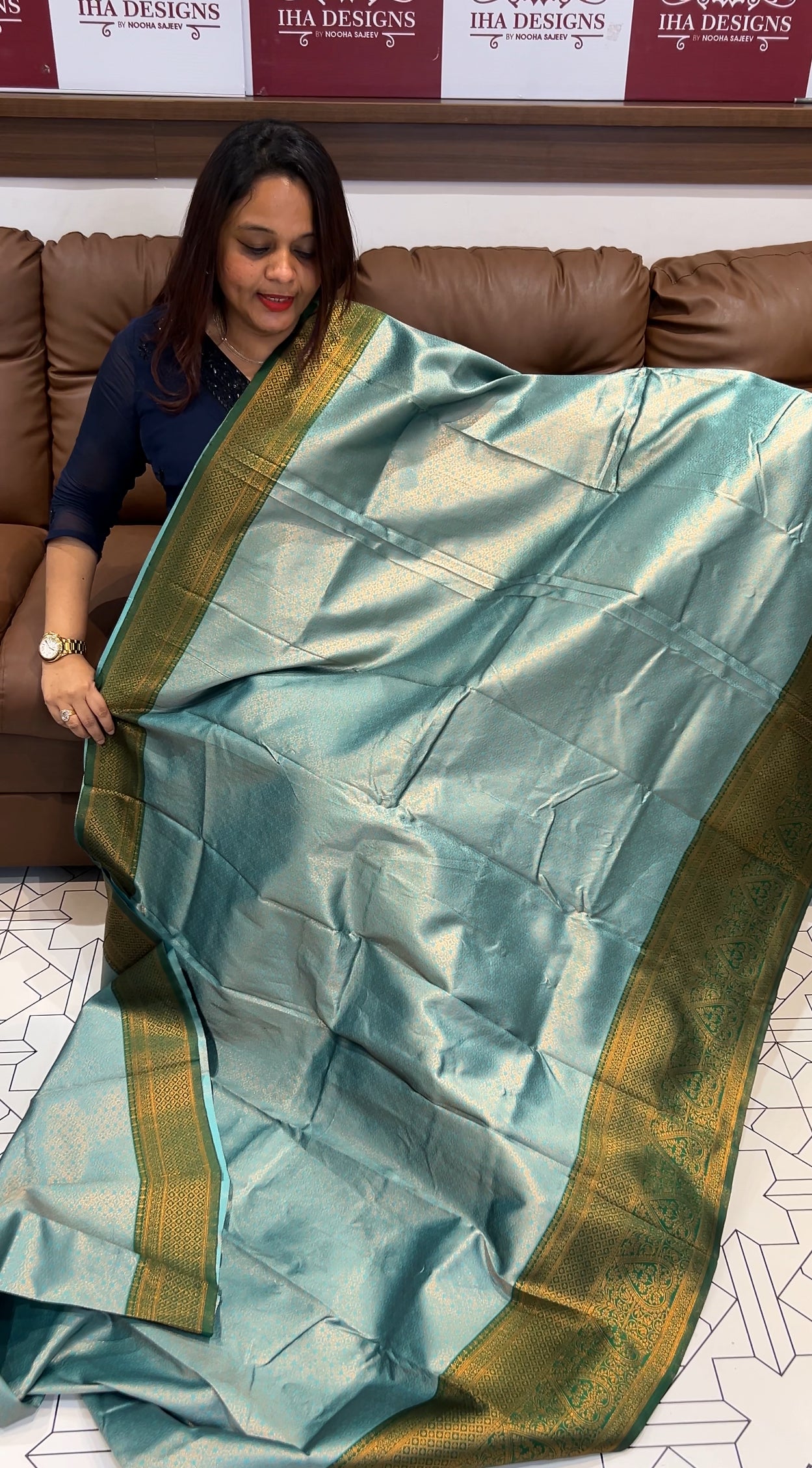 BUDGET BUY SEMI SILK SAREES - IHA 9719