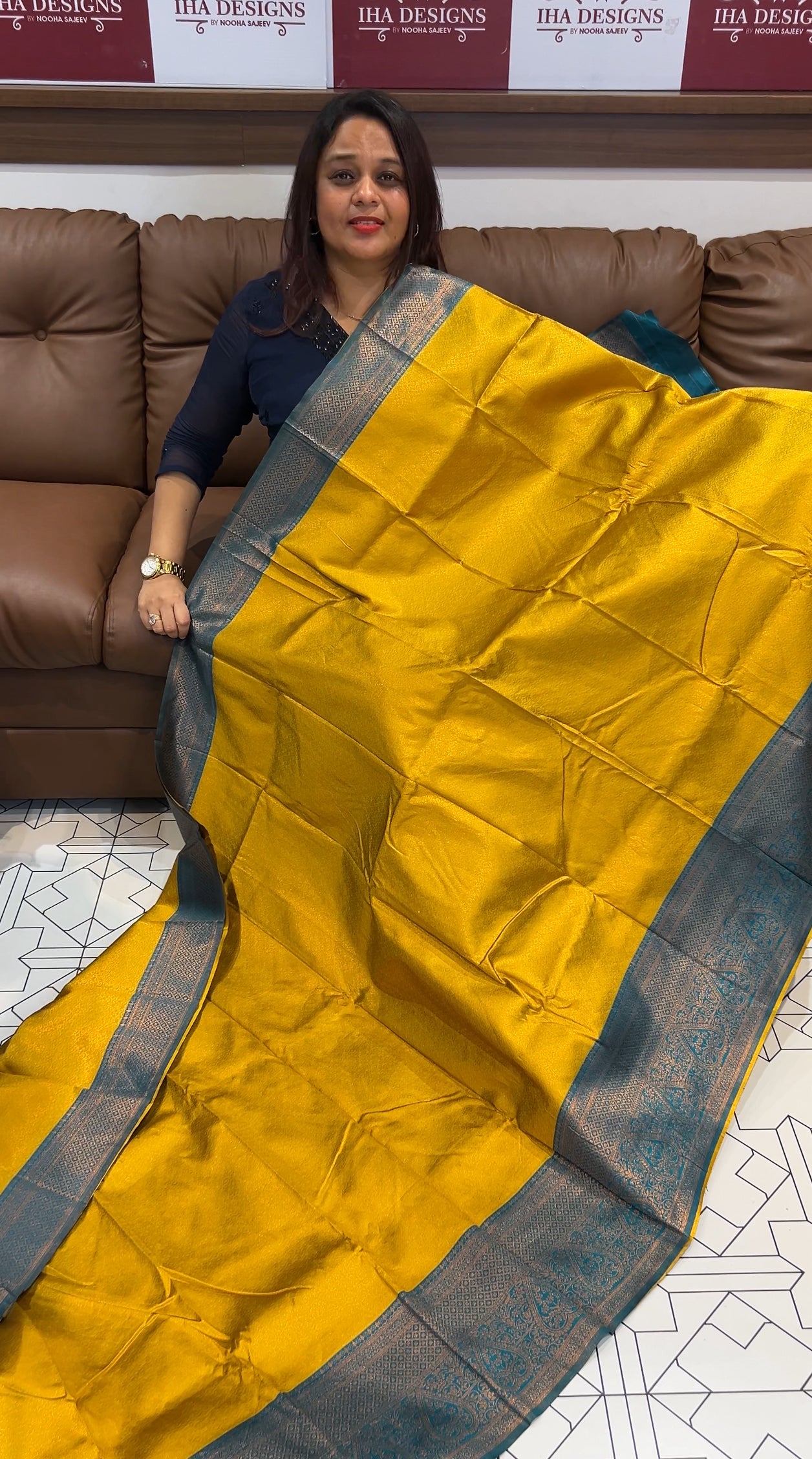 BUDGET BUY SEMI SILK SAREES - IHA 9719