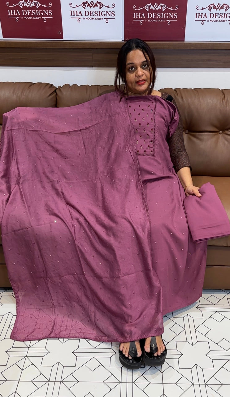 RAYON UNSTITCHED SALWAR SUIT - IHA 8618