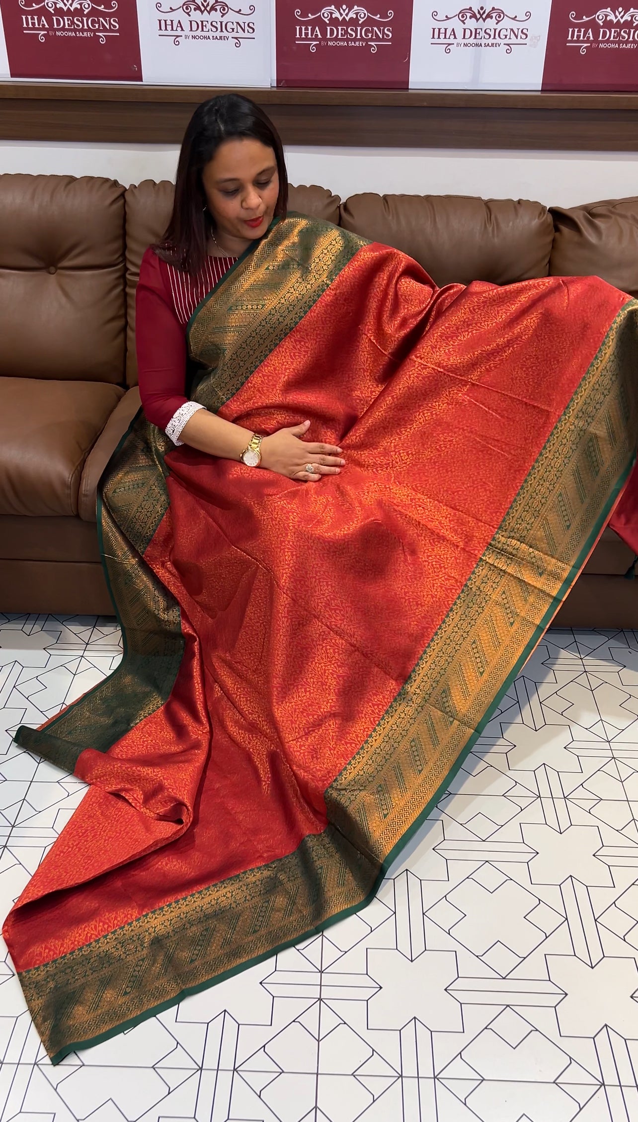 BUDGET BUY SEMI SILK SAREES - IHA 9770