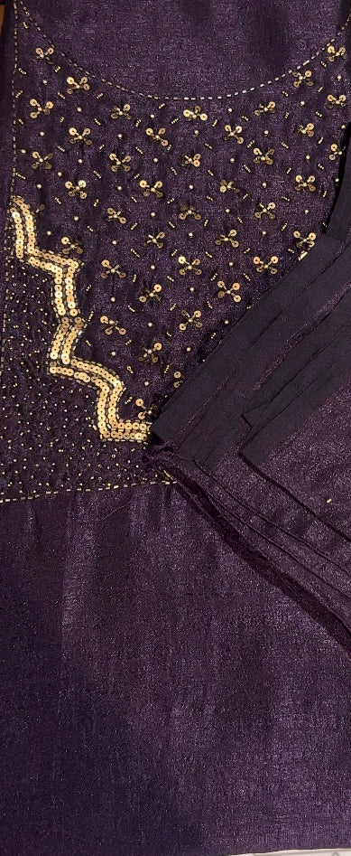 VICHITRA SILK UNSTITCHED SALWAR SUIT - IHA 8566