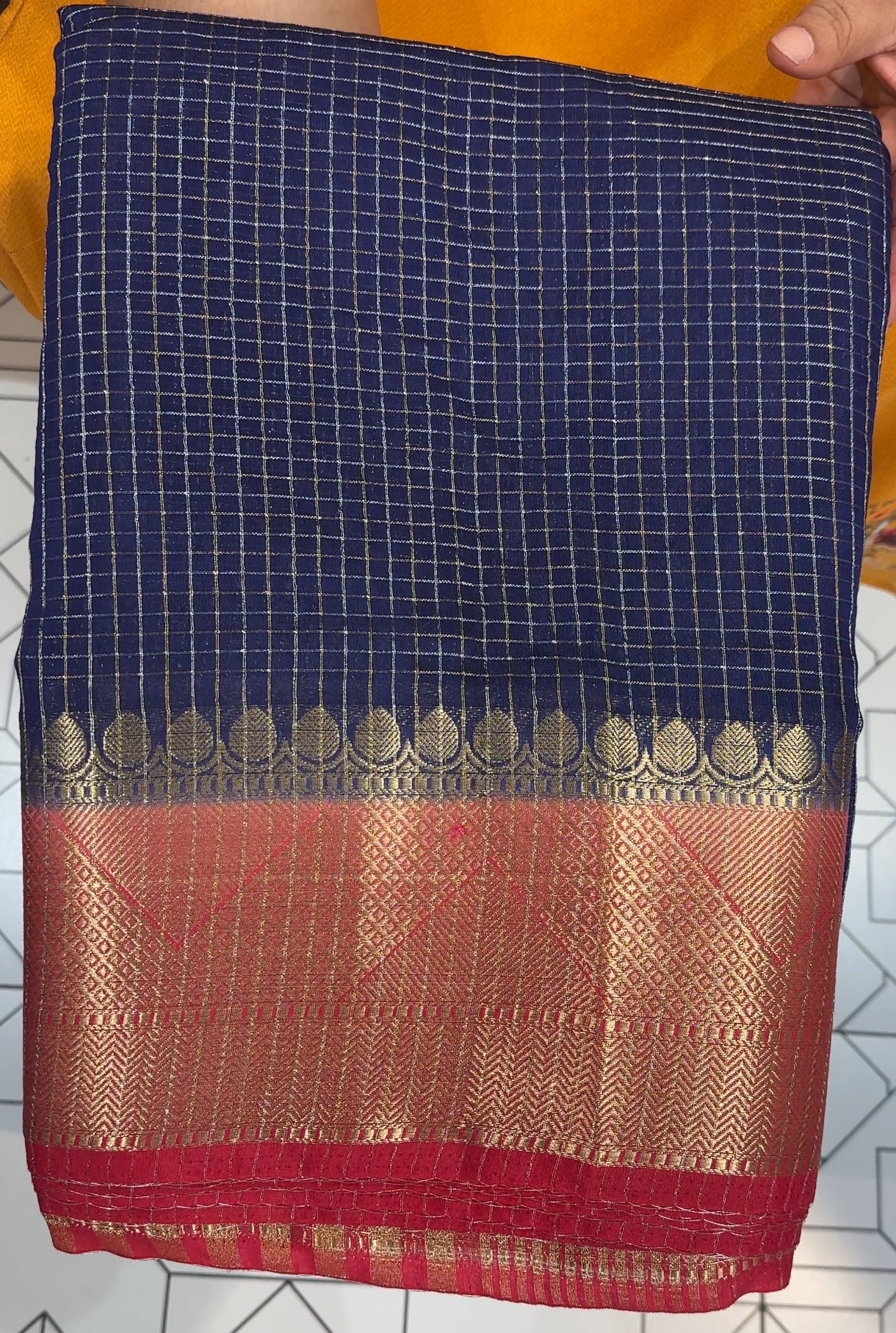 SEMI BANARASI SAREES - IHA 22828