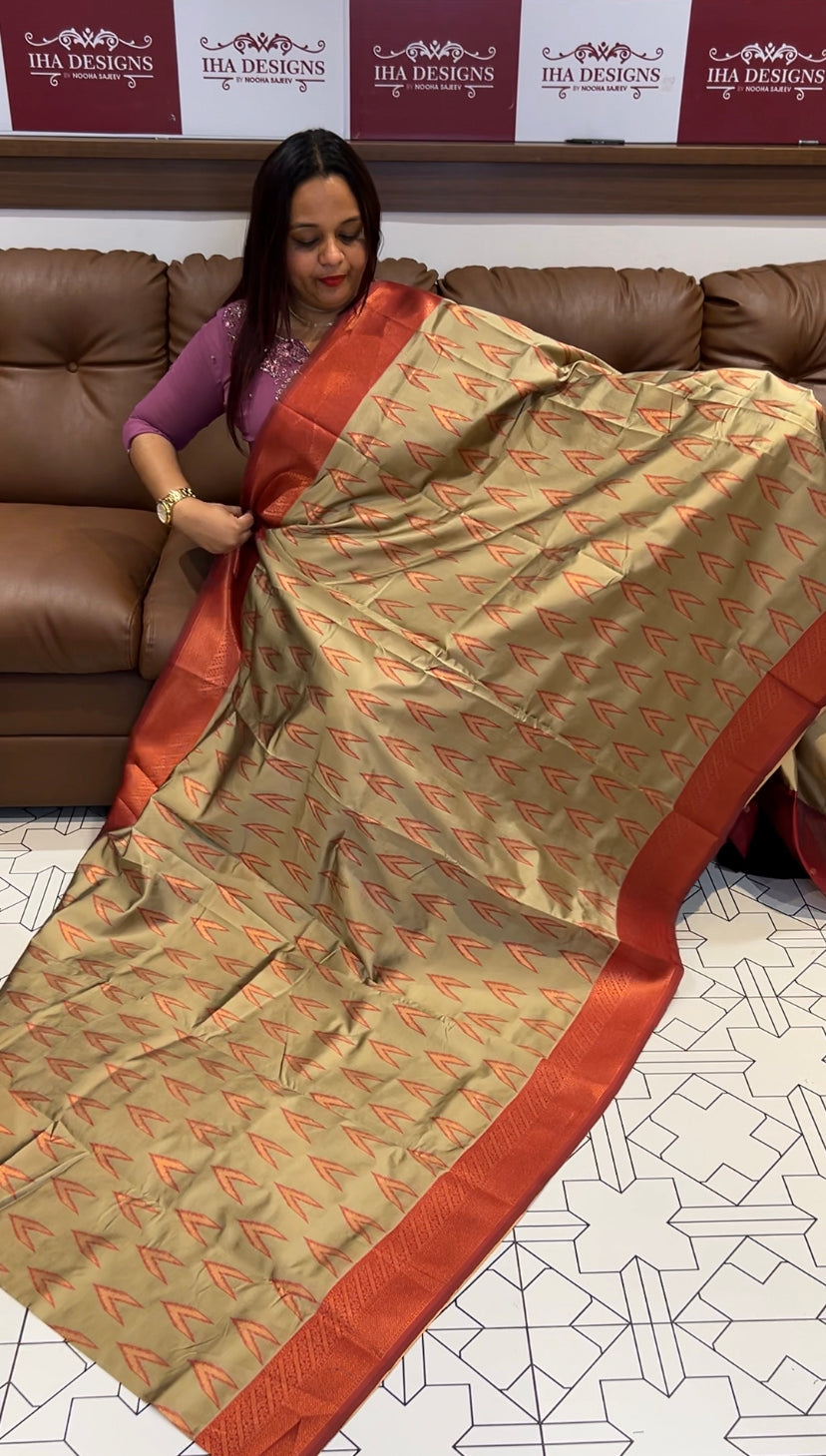 BUDGET BUY SEMI SILK SAREE - IHA 9553