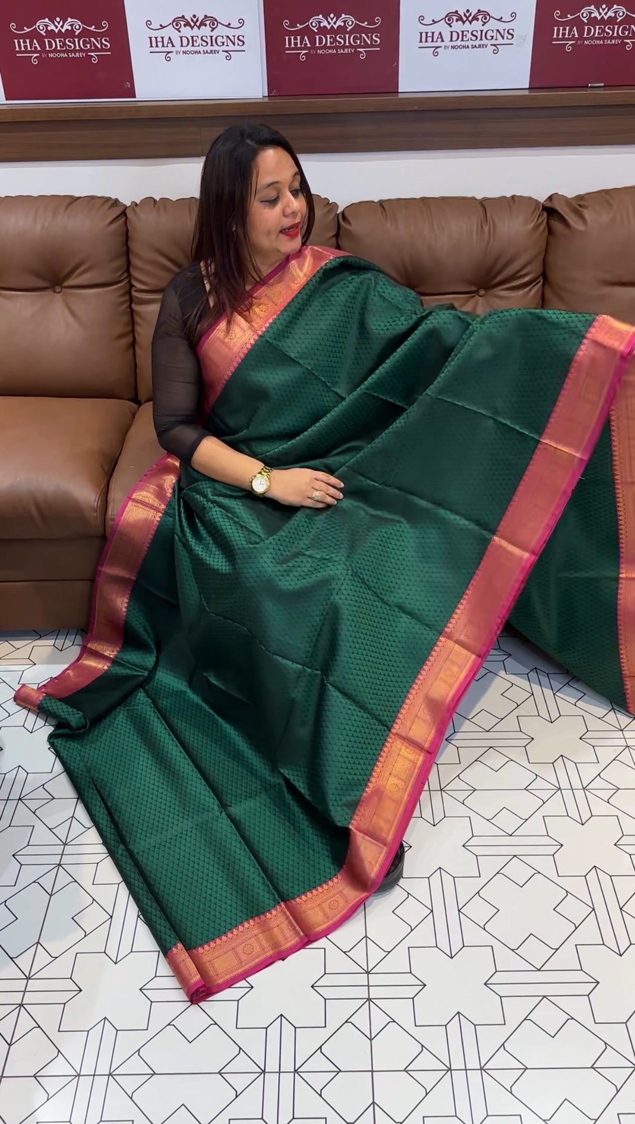 BUDGET BUY SEMI SILK SAREE - IHA 9568