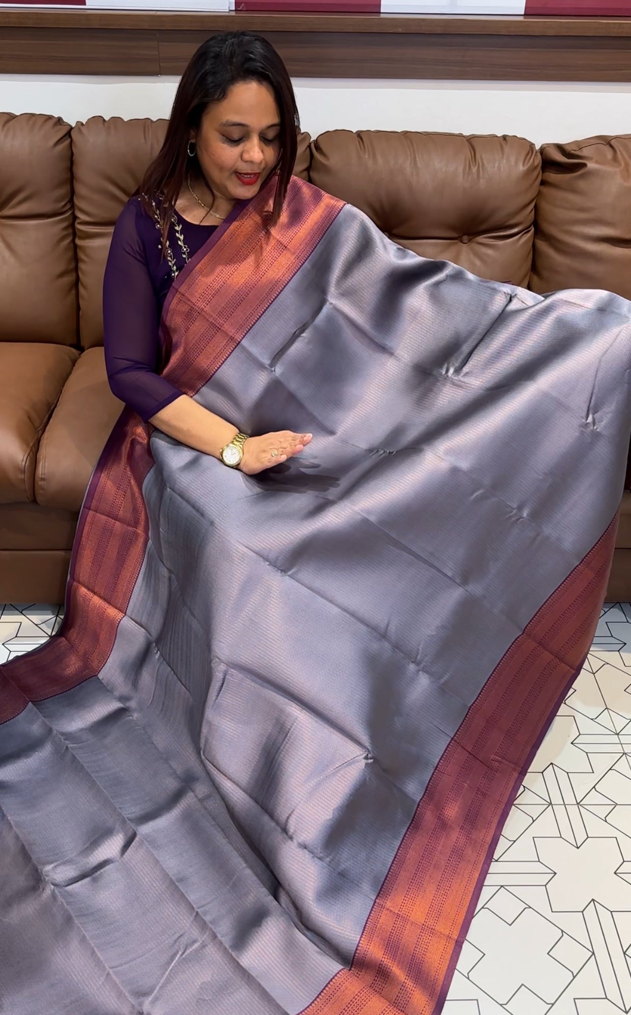 BUDGET BUY SEMI SILK SAREES - IHA 9778