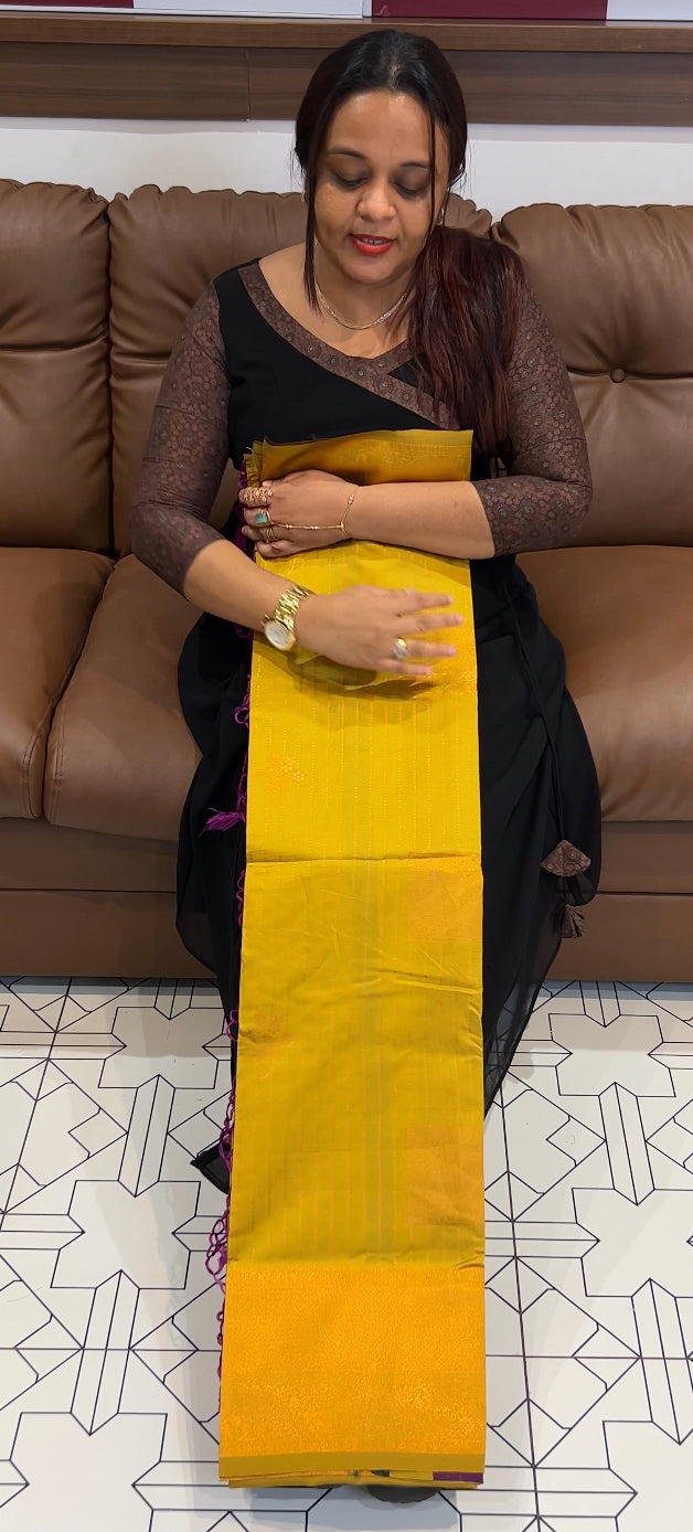 SEMI SILK SAREE - IHA 8624