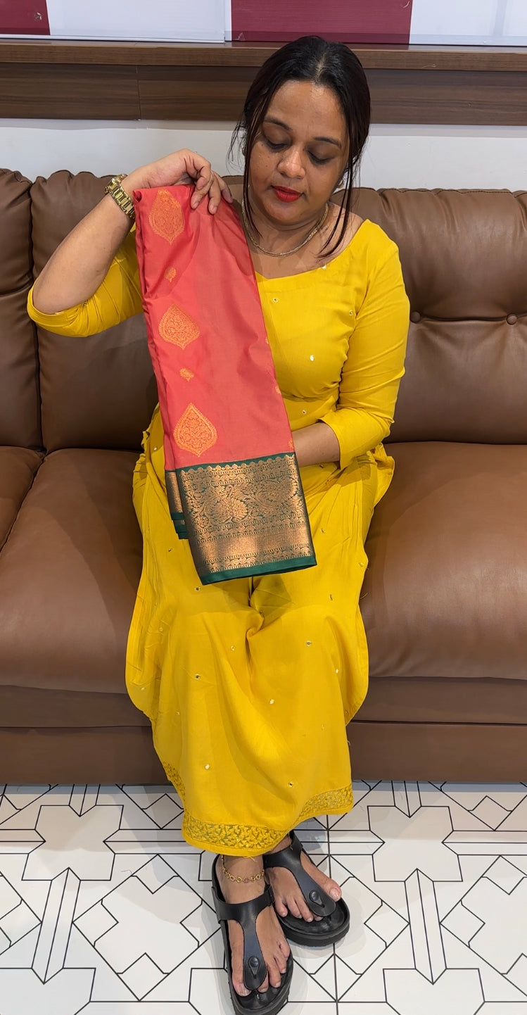 PURE MIX SILK SAREE - IHA 8583