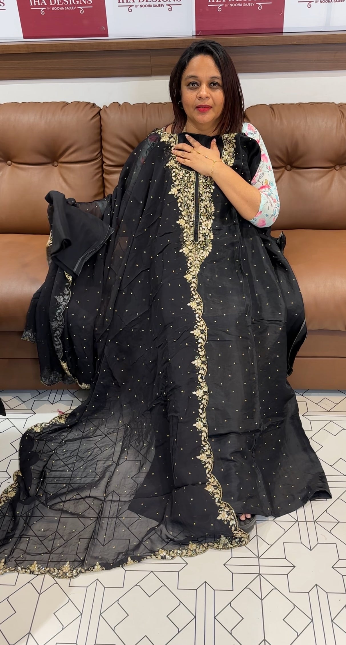 UPPADA SILK UNSTITCHED SALWAR SUITS - IHA 9843