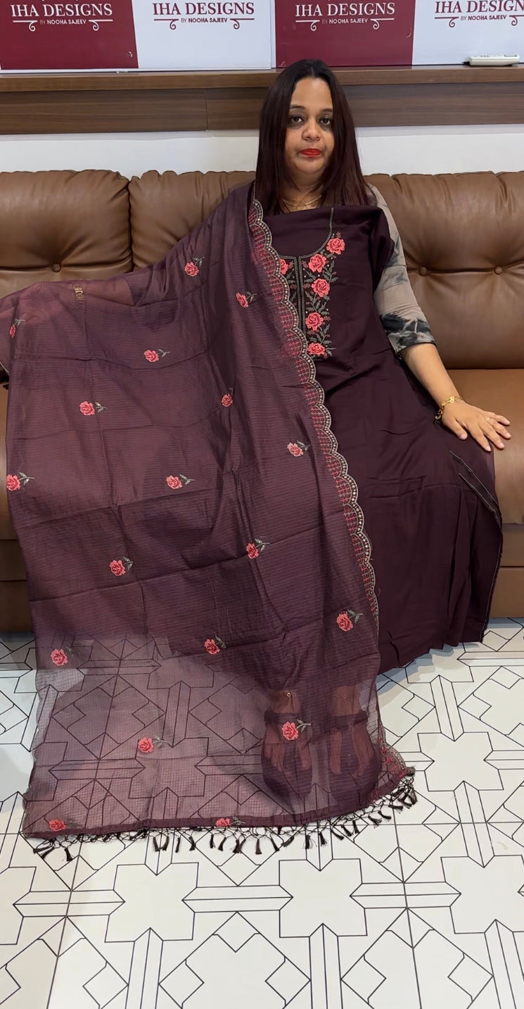 BUDGET BUY COTTON RAYON UNSTITCHED SALWAR SUITS - IHA 8172