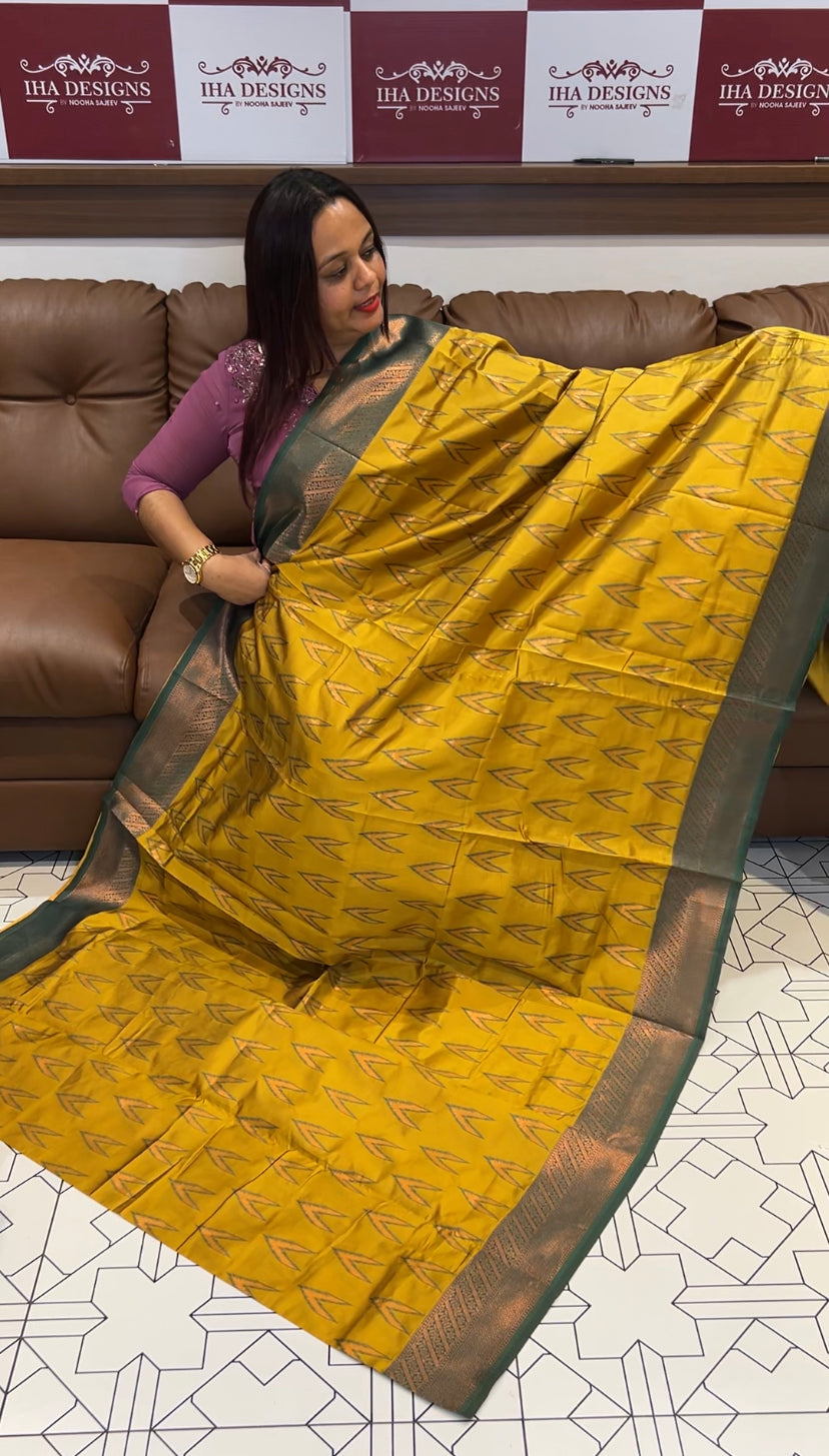 BUDGET BUY SEMI SILK SAREE - IHA 8140