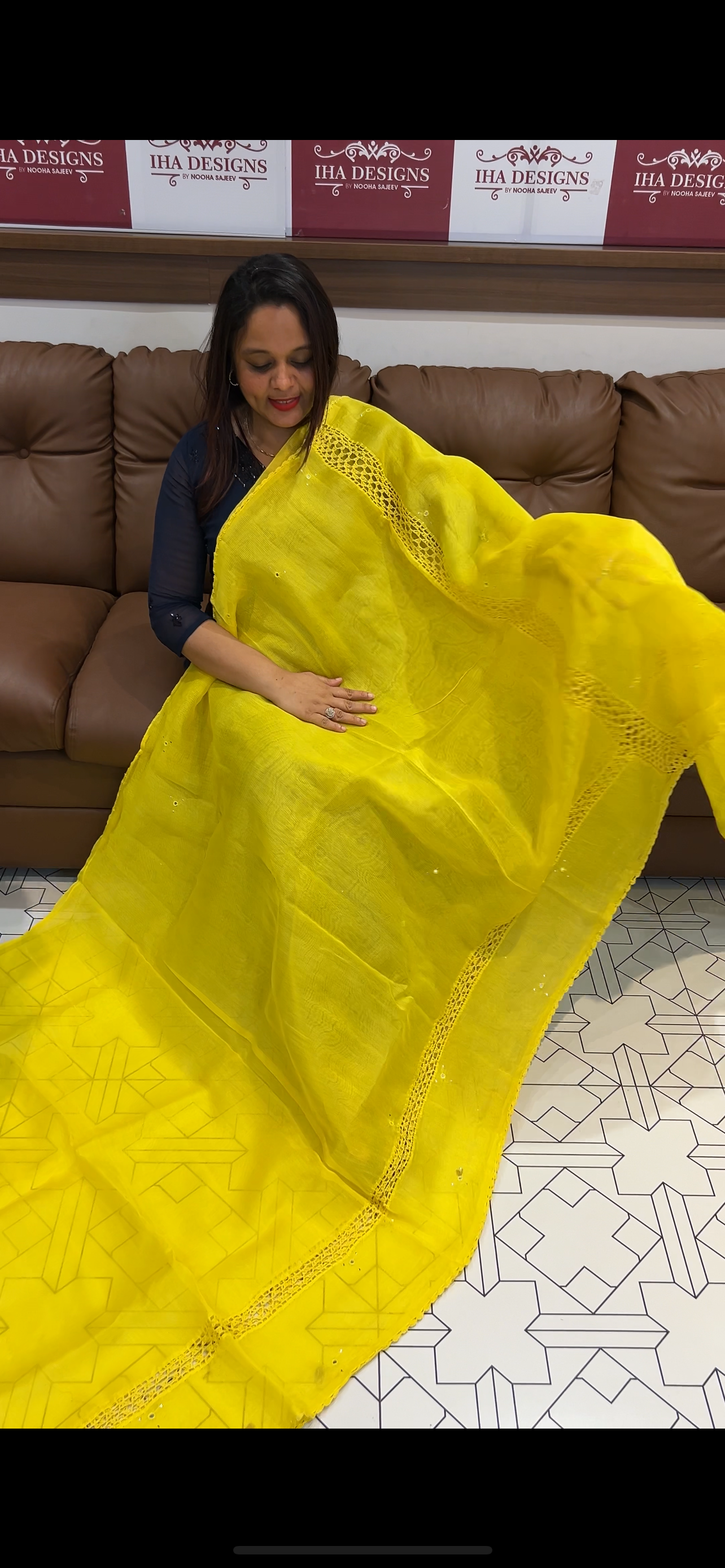 NET KOTA SAREES COLLECTIONS - IHA 9677