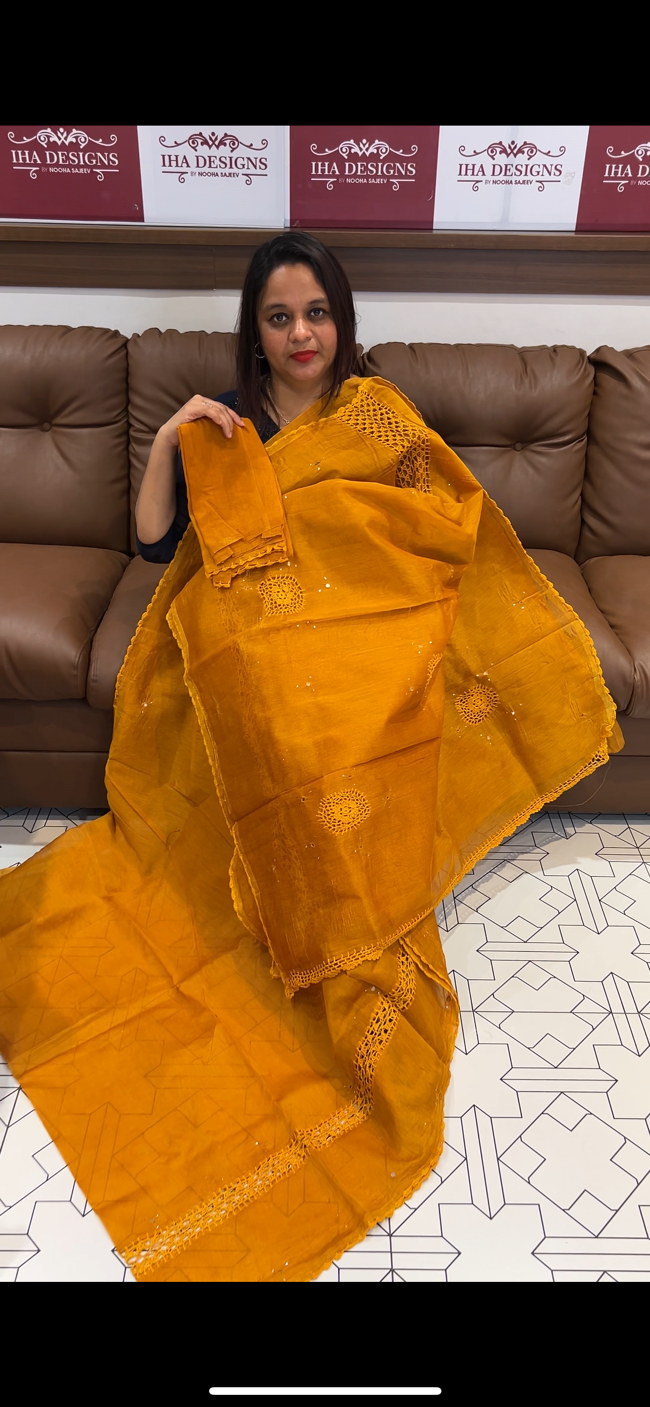 NET KOTA SAREES COLLECTIONS - IHA 9677