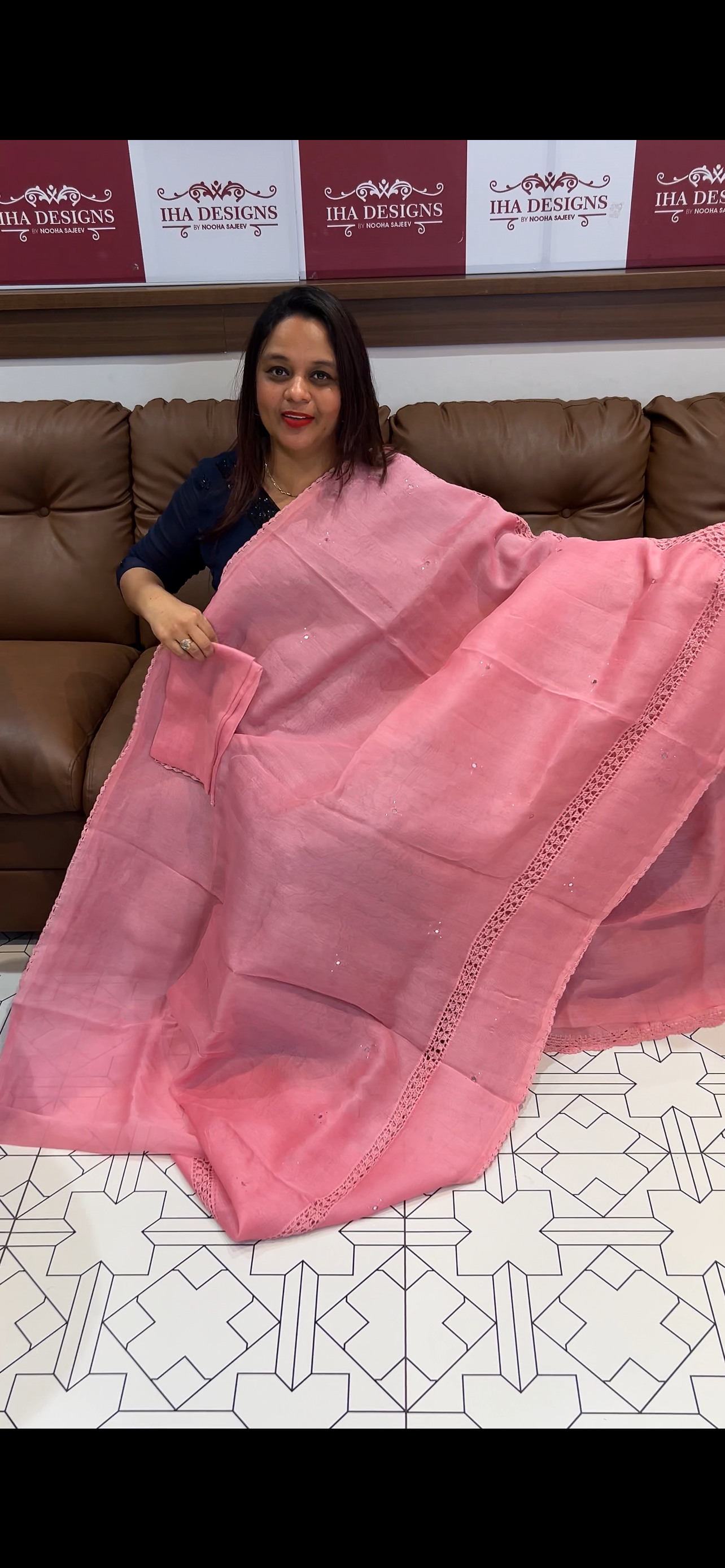 NET KOTA SAREES COLLECTIONS - IHA 9677