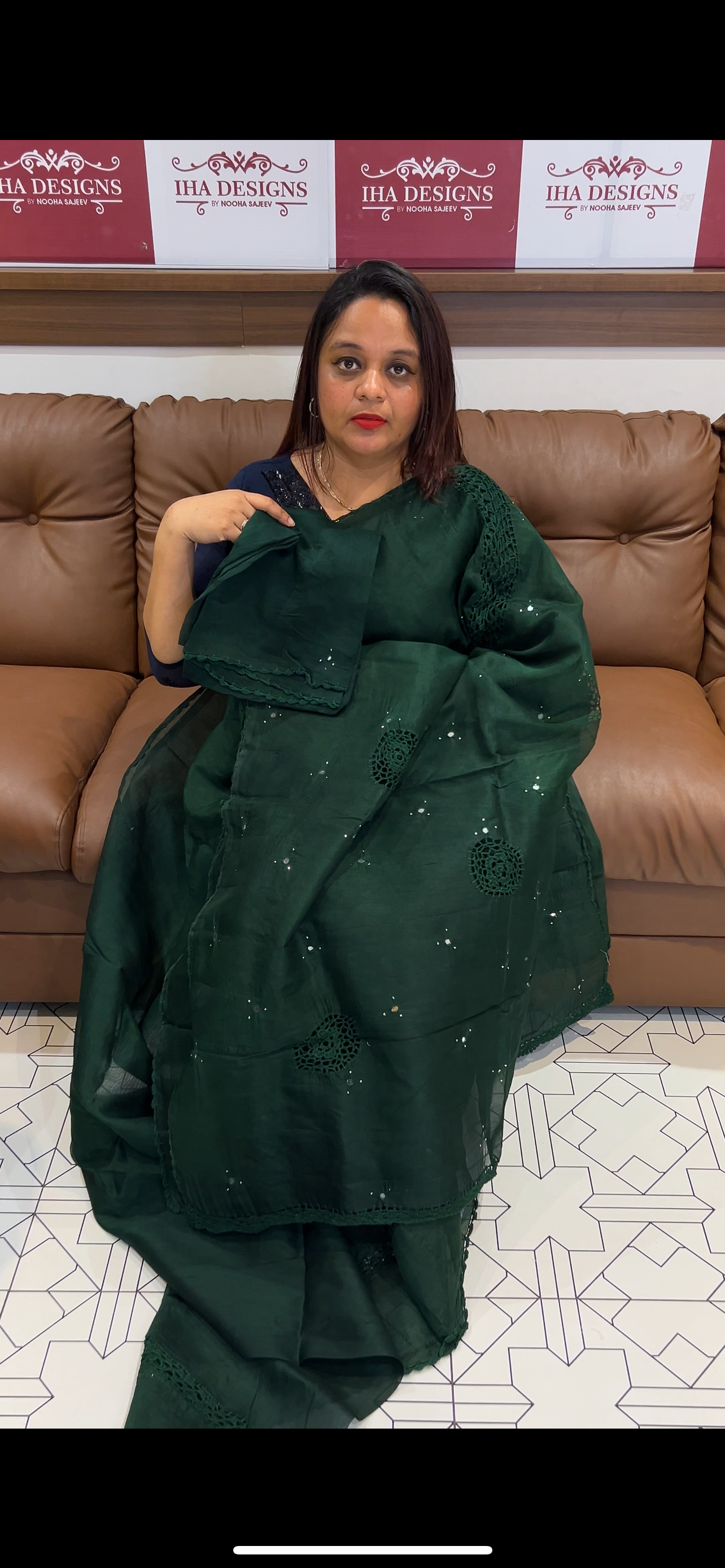 NET KOTA SAREES COLLECTIONS - IHA 9677