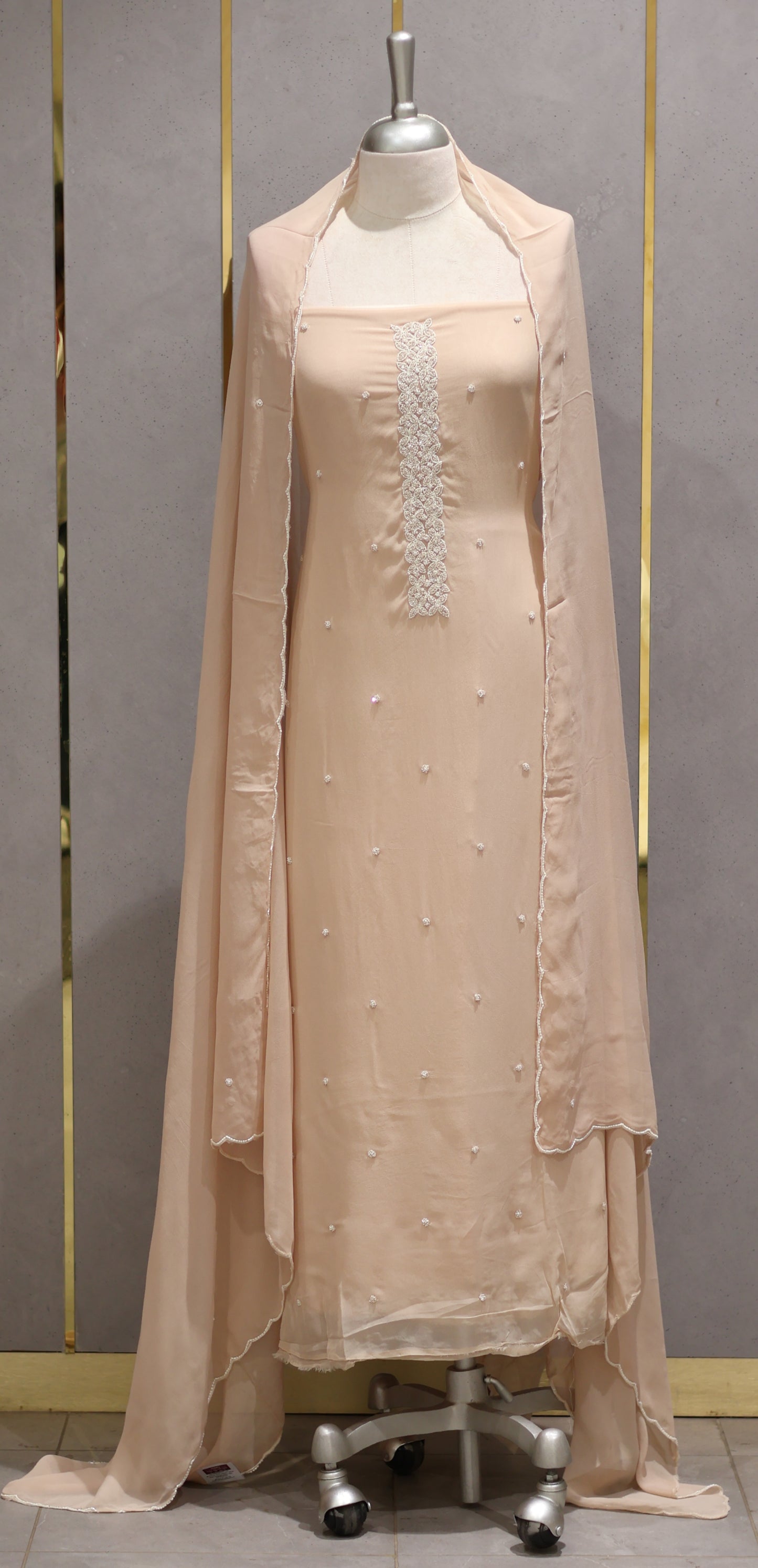 PARTY WEAR UNSTICHED SALWAR SUITS - IHA 26787