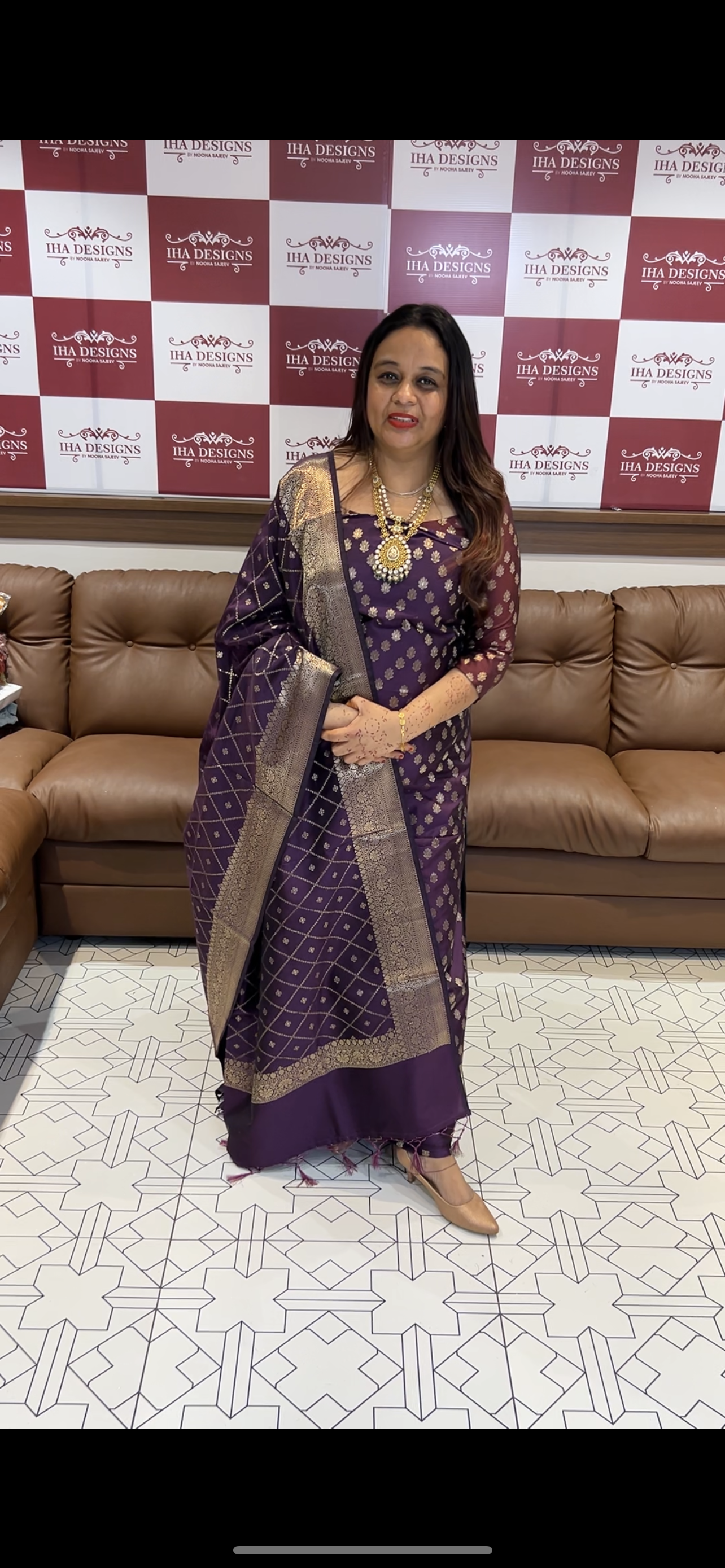 BANARASI UNSTITCHED SALWAR SUITS COLLECTIONS - IHA 6395