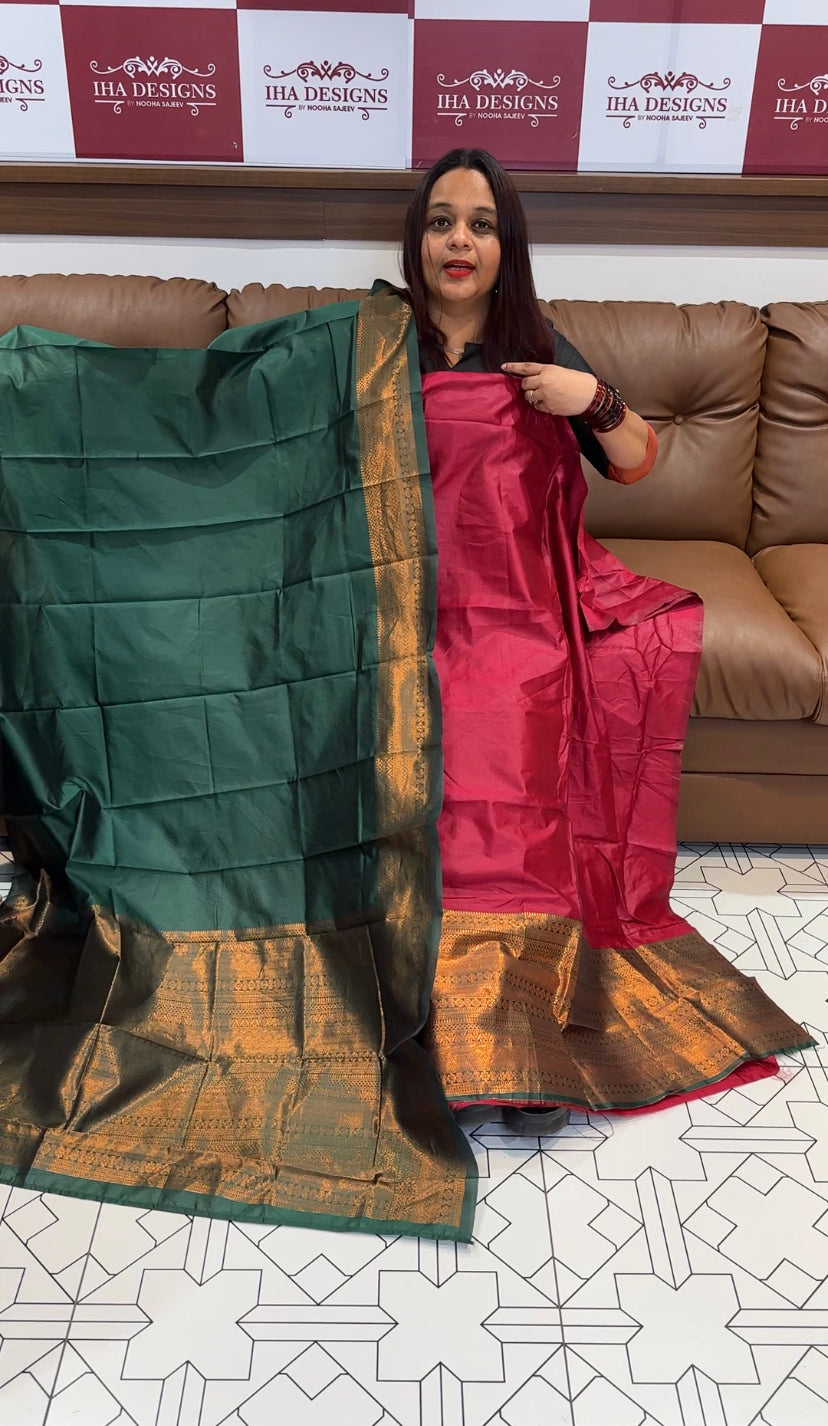 BUDGET BUY SEMI SILK UNSTITCHED SALWAR SUITS - IHA 8501