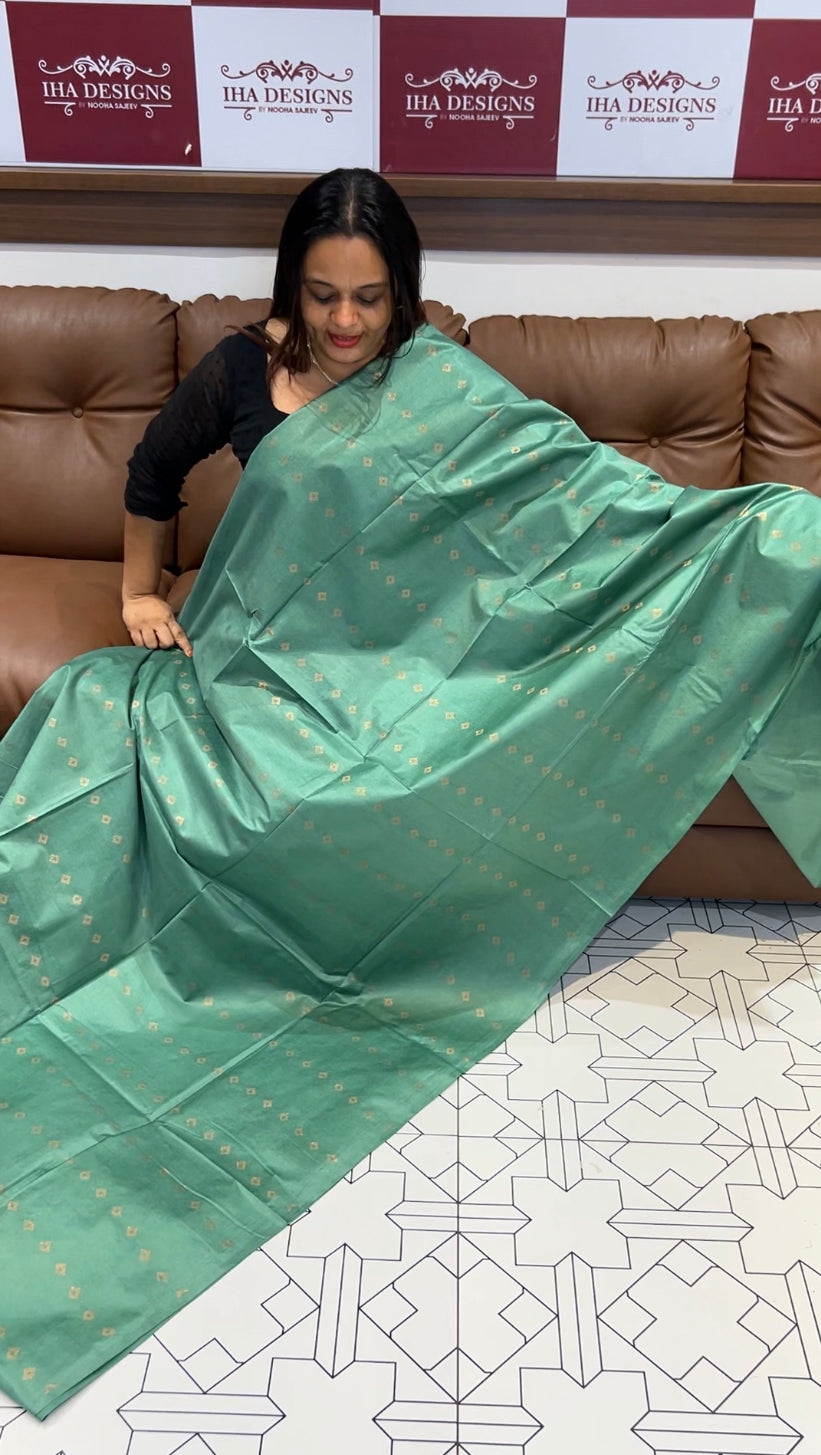 BUDGET BUY SEMI TUSSUR SAREES - IHA 6491