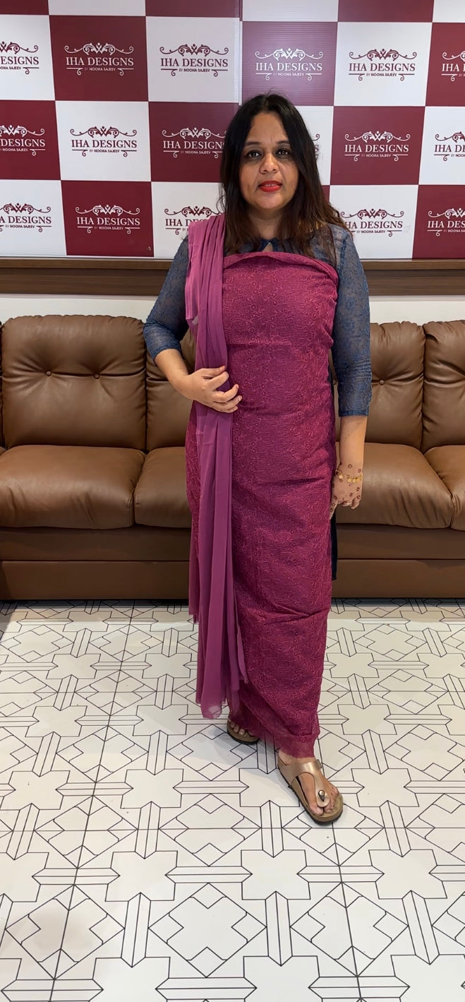 BUDGET BUY UNSTITCHED SALWAR SUIT - IHA 9551